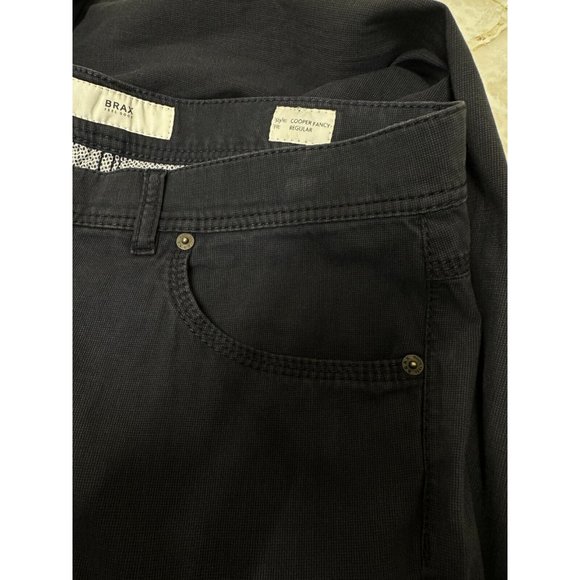 Brax feel good Navy -cooper fancy -regular fit pants Men size 36 - Picture 5 of 11